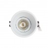 Spot GU10 50W 2700K Rond profond Blanc IP20