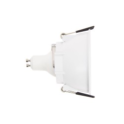 Spot GU10 50W 2700K Rond profond Blanc IP20