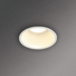 Spot GU10 50W 2700K Rond profond Blanc IP20