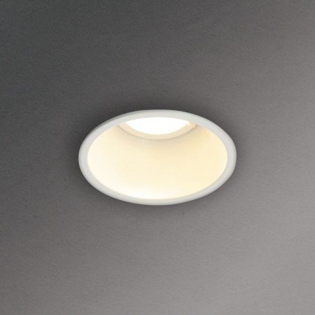 Spot GU10 50W 2700K Rond profond Blanc IP20