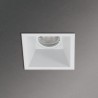 Spot GU10 50W 2700K Carré profond Blanc IP20