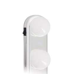 Éclairage de miroir à piles (incluses) - 200 lumens - Blanc neutre