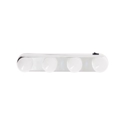 Éclairage de miroir à piles (incluses) - 200 lumens - Blanc neutre