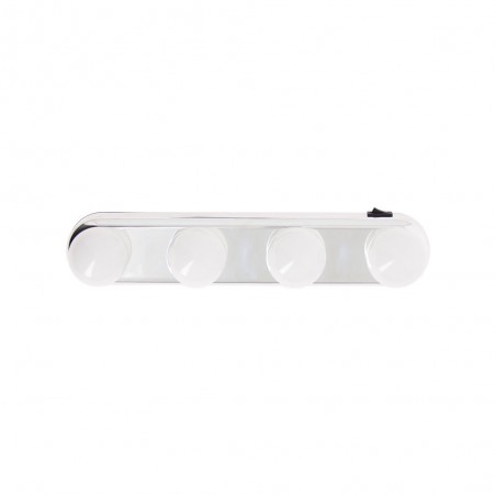 Éclairage de miroir à piles (incluses) - 200 lumens - Blanc neutre