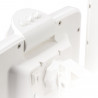 Projecteur Solaire IP54 1500 Lumens - Détecteur de mouvements - Panneau déportable - Blanc