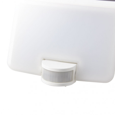 Projecteur Solaire IP54 1500 Lumens - Détecteur de mouvements - Panneau déportable - Blanc