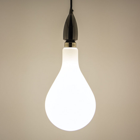 Ampoule LED déco éclairante Poire Opaline au verre lacté, culot E27, 24W cons. (185W eq.), 3200 lumens, lumière blanc neutre