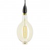 Ampoule LED Giant (BT180) / Vintage au verre ambré, dimmable, culot E27, 8W cons. (60W eq.), 800 lumens, lumière blanc chaud