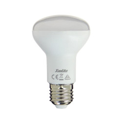 Ampoule LED R63, culot E27, 9W cons. (60W eq.), lumière blanc chaud