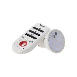Ampoule LED spot, culot GU10, 3,4W cons. (35W eq.), lumière blanc chaud
