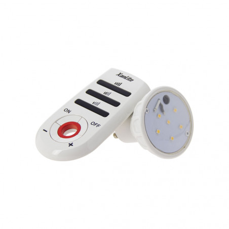 Ampoule LED spot, culot GU10, 3,4W cons. (35W eq.), lumière blanc chaud