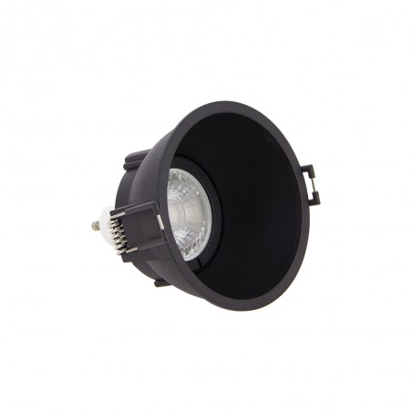 Spot GU10 50W 2700K Rond profond Noir IP20