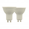 Lot de 2 ampoule LED spot au culot GU10, 6W cons. (75W cons.), lumière blanche chaude