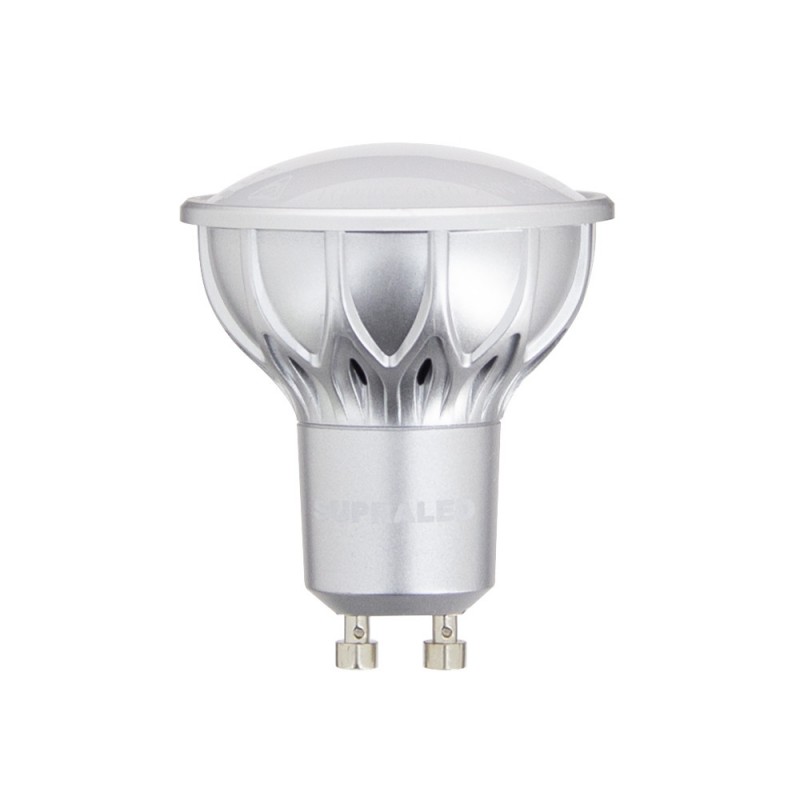 Ampoule LED (Spot), culot GU10, conso. 4,2W (eq. 25W), 280 lumens, blanc chaud