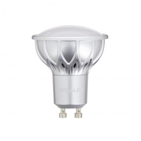 Ampoule LED (Spot), culot GU10, conso. 4,2W (eq. 25W), 280 lumens, blanc chaud