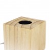 Lampe à poser Cubik Bois Culot E27