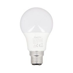 Lot de 2 Ampoules LED A60, culot B22, 10W cons. (60W eq.), lumière blanc neutre