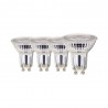 Lot de 3 ampoules spot + 1 gratuite, culot GU10, 5W cons. et 50W eq., lumière blanche neutre
