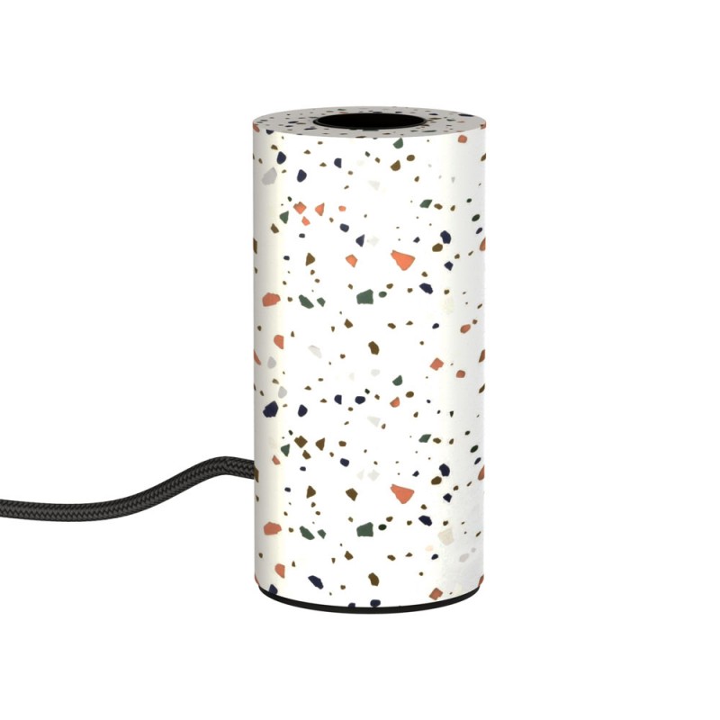 Lampe à poser CYCLO en terrazzo, culot E27
