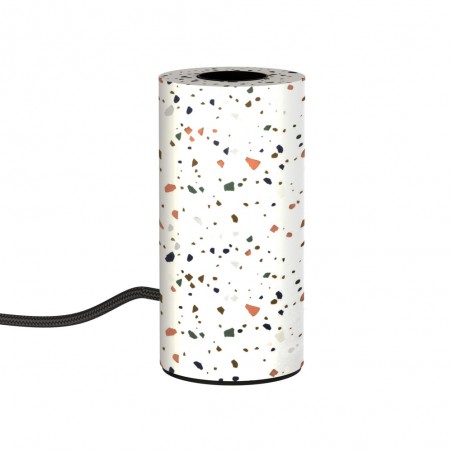 Lampe à poser CYCLO en terrazzo, culot E27