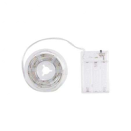 Ruban lumineux LED à piles (incluses) - 1 mètre - RVB