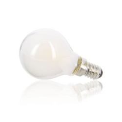Ampoule LED dimmable P45 opaque Filament, E14 470 LM 2700 K