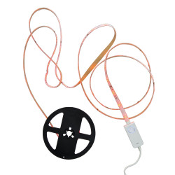 Ruban LED connecté KOZii, avec synchronisation sonore, blancs et couleurs, 3m