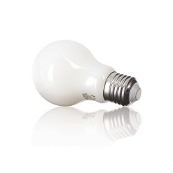 Lot de 2 ampoules Filament LED A60 Opaque, culot E27, 806 Lumens, equivalence 60 W, 4000 Kelvins, Blanc Neutre
