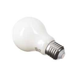 Lot de 2 ampoules Filament LED A60 Opaque, culot E27, 806 Lumens, equivalence 60 W, 4000 Kelvins, Blanc Neutre