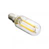 Ampoule à filament LED T26, culot E14, conso. 6,5W, Blanc chaud, Spéciale hotte et frigo