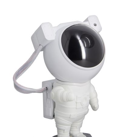 Veilleuse projecteur LED AstroLite blanche, filaire USB, câble 100cm