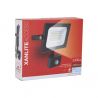 Projecteur LED Mural orientable avec détecteur de mouvements, 2400 Lumens, IP65 résistant à la pluie, Noir