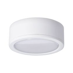 Spot de meuble blanc LED IP44, 2 modes de fixation, CCT