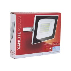 Projecteur LED Mural orientable, 2400 Lumens, IP65 résistant à la pluie, Blanc
