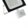 Projecteur LED Mural orientable avec détecteur de mouvements, 2400 Lumens, IP65 résistant à la pluie, Blanc