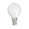 Ampoule Filament LED Opaque, culot E14, 250 Lumens, conso. 4W (eq. 25W), 4000K, Blanc neutre