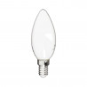 Ampoule Filament LED Flamme Opaque, culot E14,470 Lumens, conso. 4W (eq. 40W), 2700K, Blanc chaud