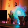 Veilleuse projecteur LED AstroLite blanche, filaire USB, câble 100cm