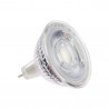 Lot de 2 ampoules SMD LED Spot MR16, culot GU5.3, 345 Lumens, conso. 5W (eq. 35W), 2700K, Blanc chaud