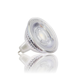 Lot de 2 ampoules SMD LED Spot MR16, culot GU5.3, 345 Lumens, conso. 5W (eq. 35W), 4000K, Blanc neutre
