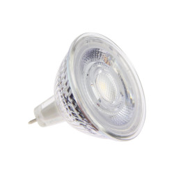 Lot de 2 ampoules SMD LED Spot MR16, culot GU5.3, 345 Lumens, conso. 5W (eq. 35W), 4000K, Blanc neutre
