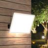 Projecteur mural noir LED IP65, 1600 Lumens , conso. 20 W, Blanc froid