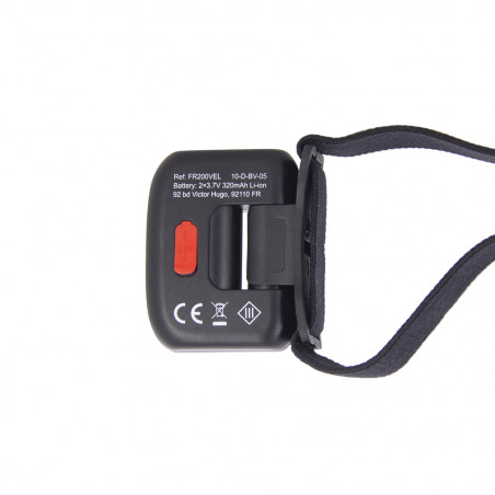 Lampe frontale LED 2 en 1 pour vélo rechargeable USB, 170 Lumens