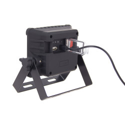 Projecteur LED Rechargeable 9W, IP54, 900 Lumens, 6000 Kelvins, 2200 mAh, câble USB 1,5m