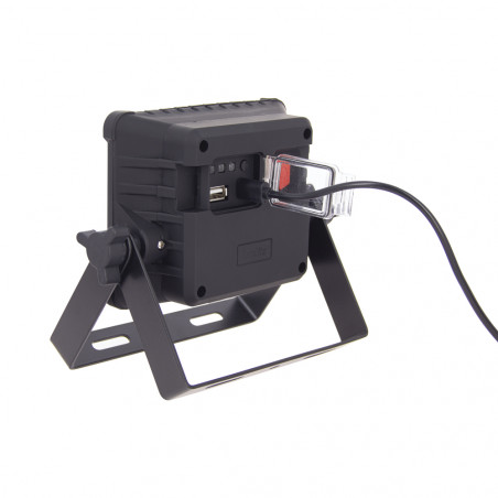 Projecteur LED Rechargeable 9W, IP54, 900 Lumens, 6000 Kelvins, 2200 mAh, câble USB 1,5m