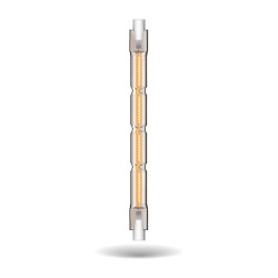 Lot de 2 ampoules halogènes culot R7S, 3090 Lumens, équivalence 160W, 2900 Kelvins, dimmable