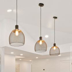 Lot de 3 Ampoules Déco Filament LED ST64, culot E27, 806 Lumens, équivalence 60W, 1800 Kelvins, Blanc chaud