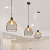 Lot de 3 Ampoules Déco Filament LED ST64, culot E27, 806 Lumens, équivalence 60W, 1800 Kelvins, Blanc chaud