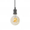 Ampoule Filament LED déco verre ambré G95, culot E27, 1521 Lumens, conso. 15W (equivalence 100W), Blanc chaud