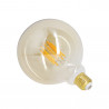 Ampoule Filament LED déco verre ambré G125, culot E27, 1521 Lumens, conso. 15W (equivalence 100W), Blanc chaud
